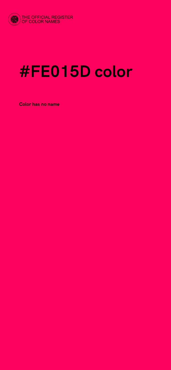 #FE015D color image