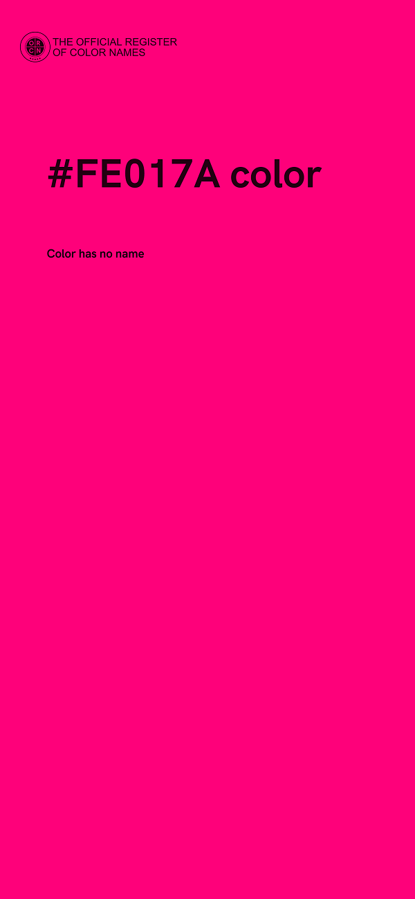 #FE017A color image