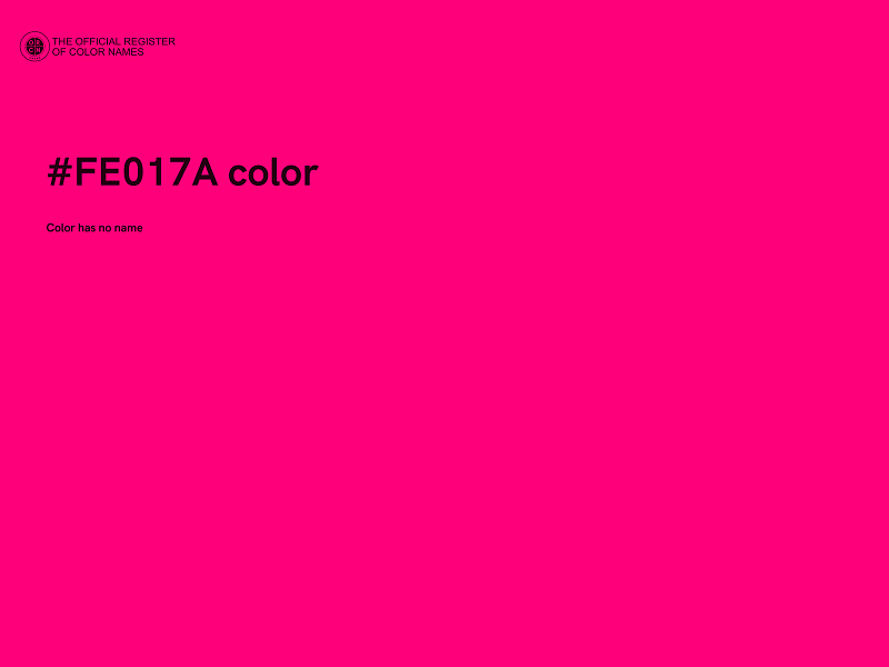 #FE017A color image
