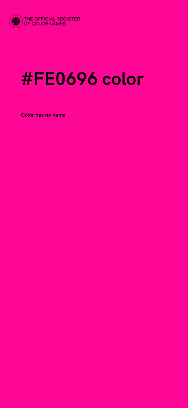#FE0696 color image