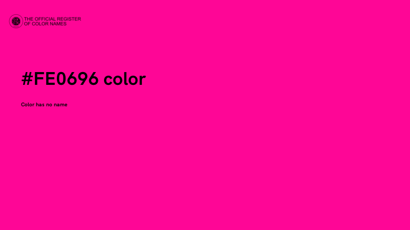 #FE0696 color image
