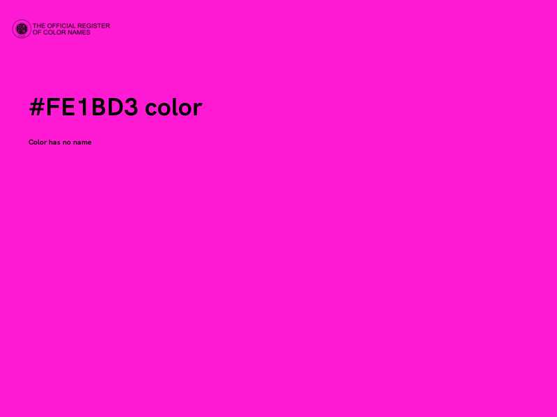 #FE1BD3 color image