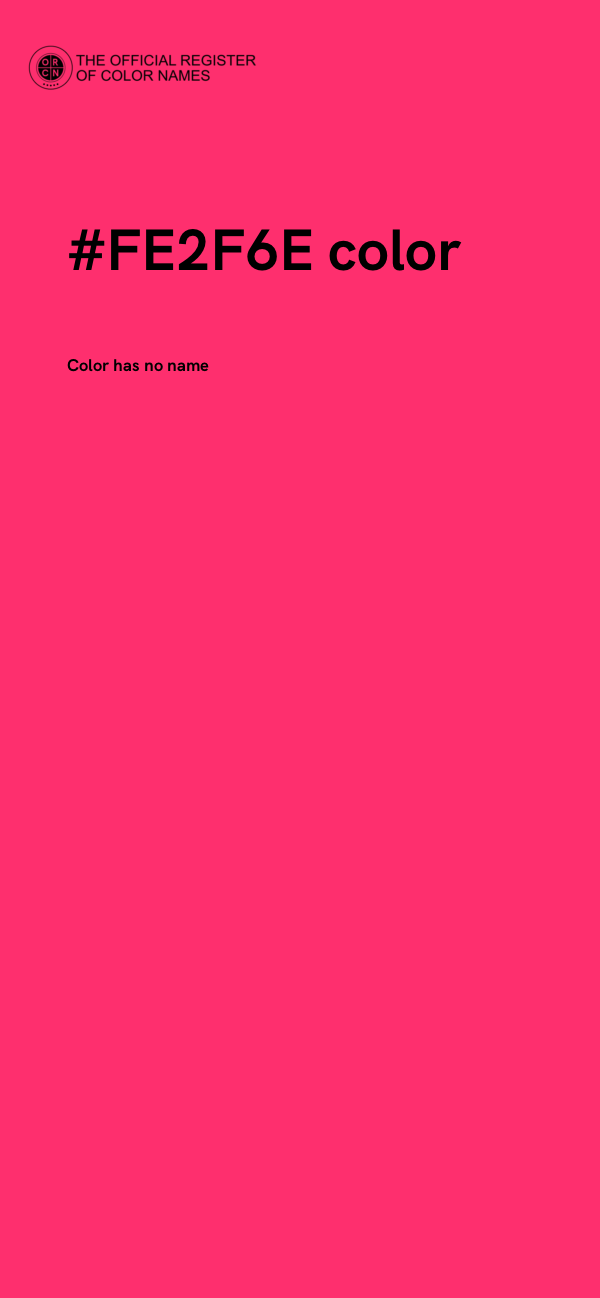 #FE2F6E color image