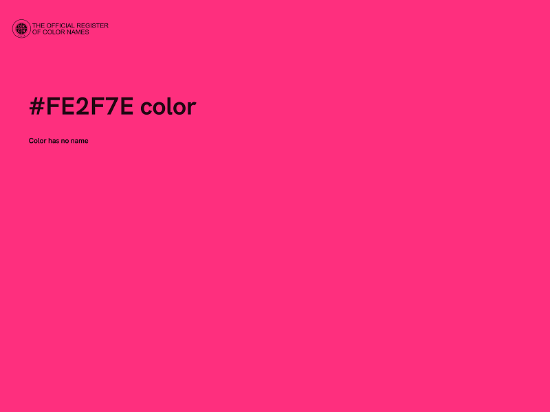 #FE2F7E color image