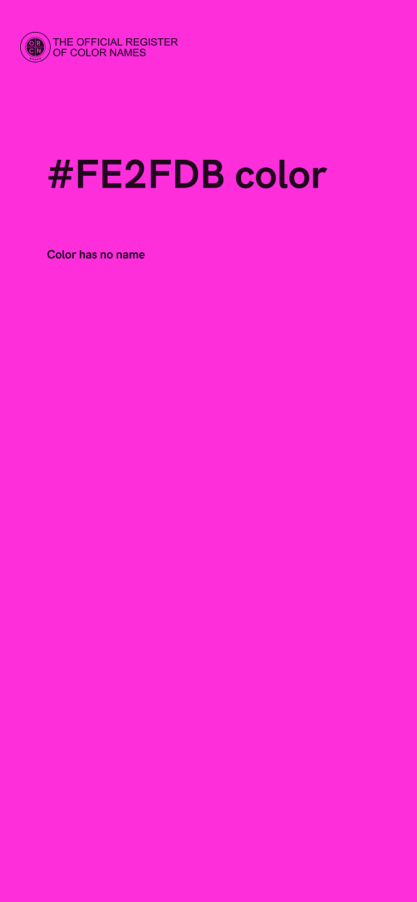 #FE2FDB color image