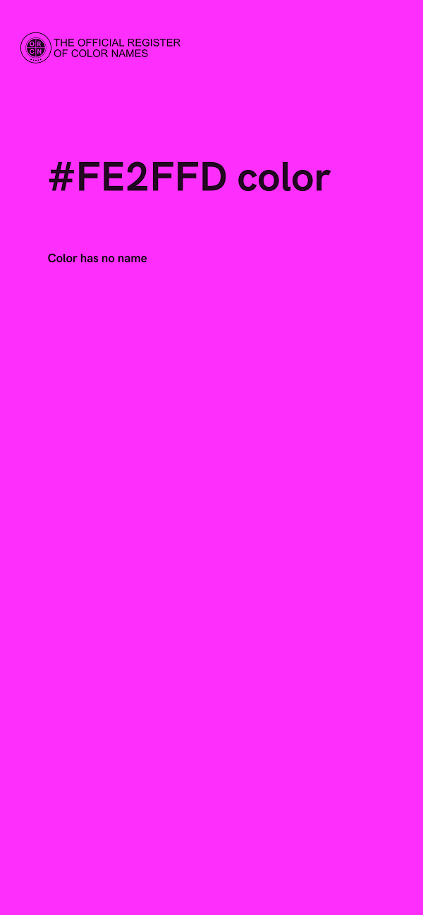 #FE2FFD color image