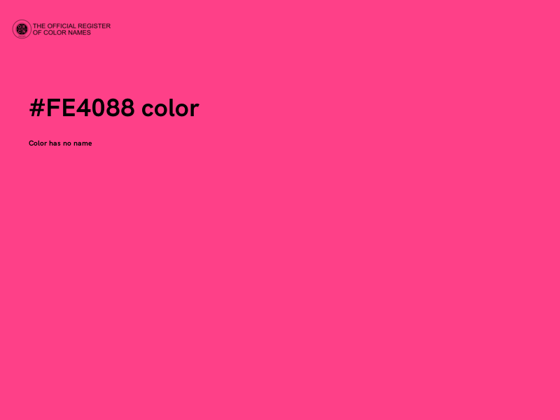 #FE4088 color image