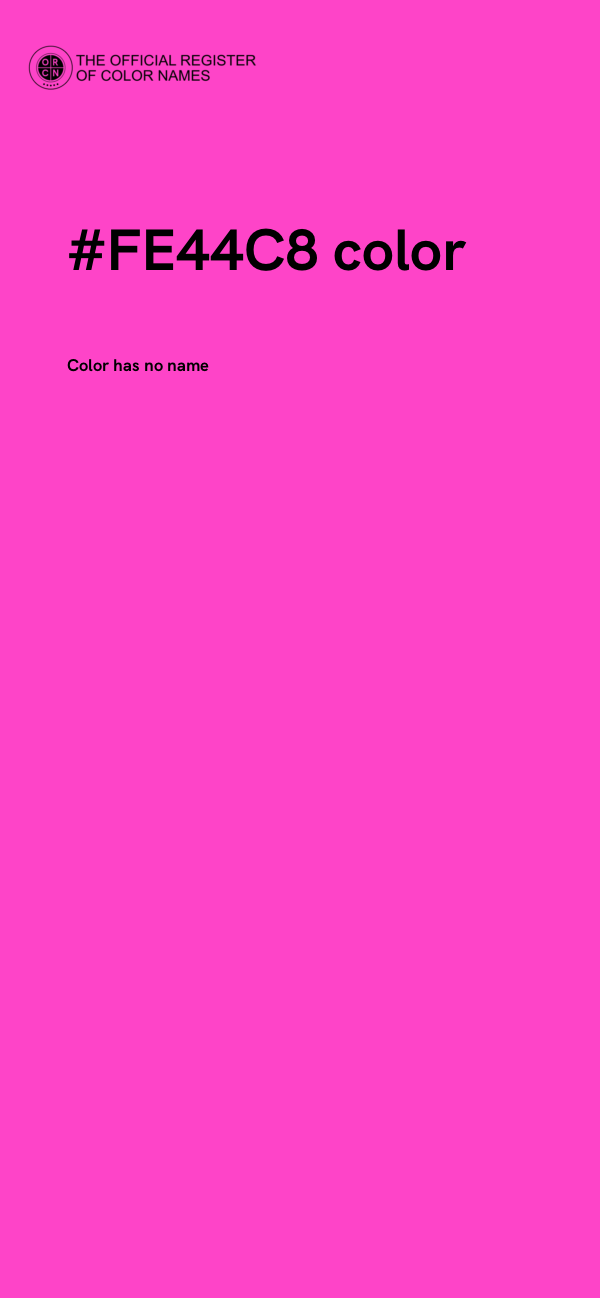 #FE44C8 color image