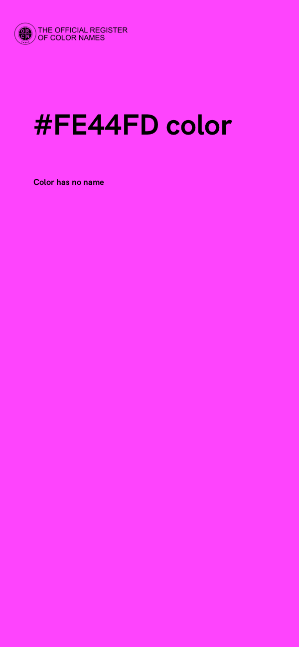 #FE44FD color image