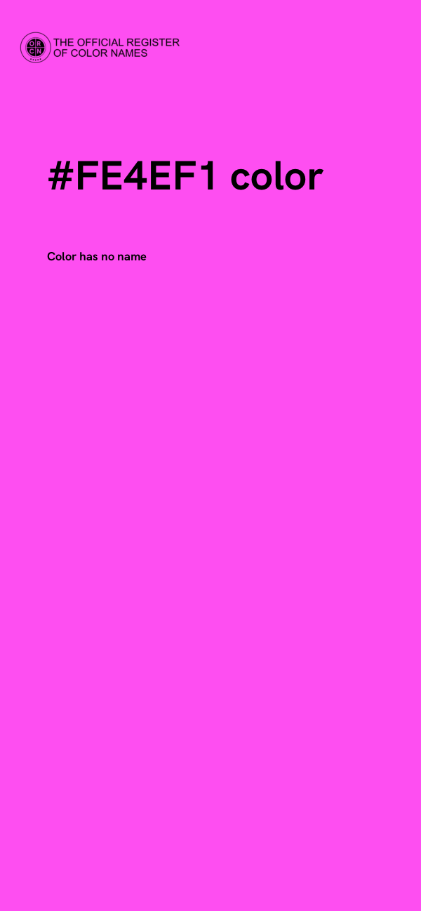 #FE4EF1 color image