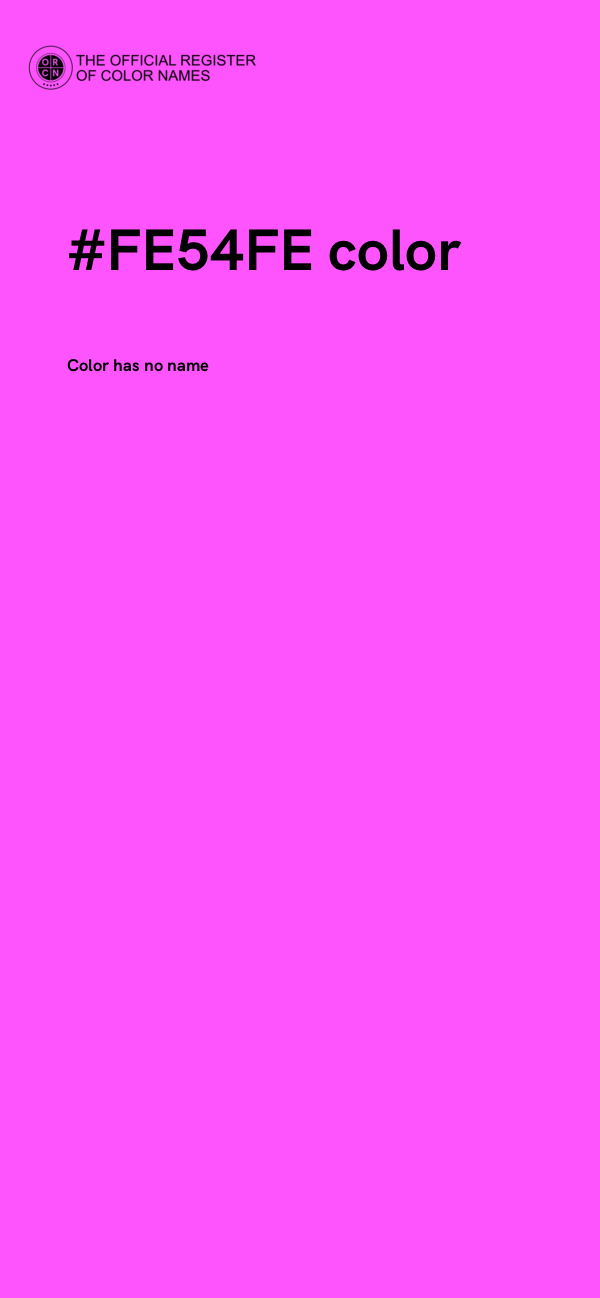 #FE54FE color image