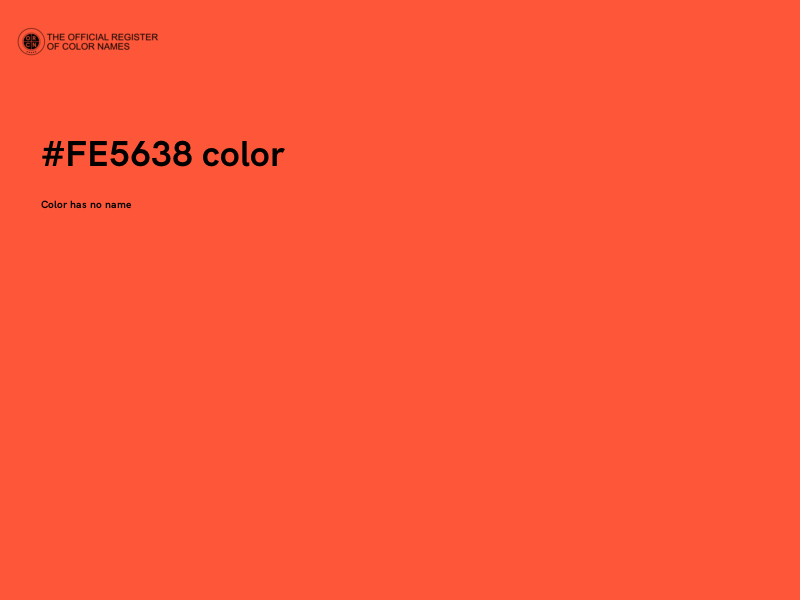 #FE5638 color image