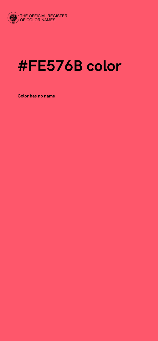 #FE576B color image