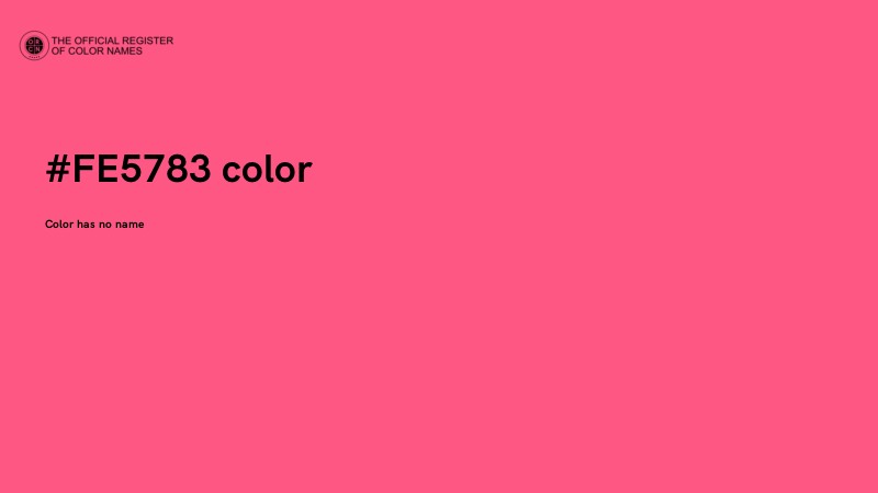 #FE5783 color image