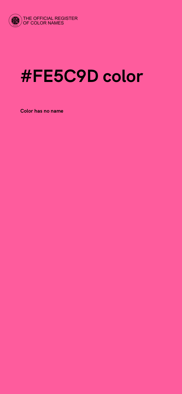#FE5C9D color image