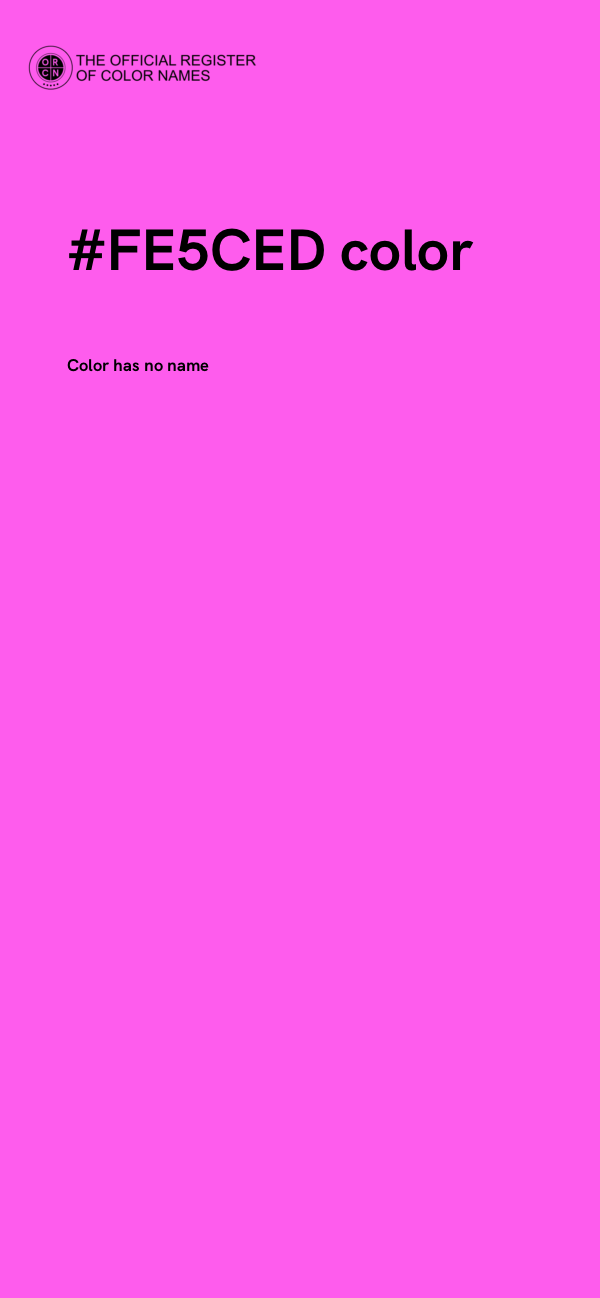 #FE5CED color image