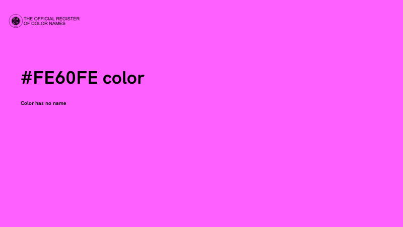 #FE60FE color image