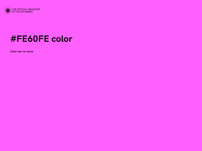 #FE60FE color image