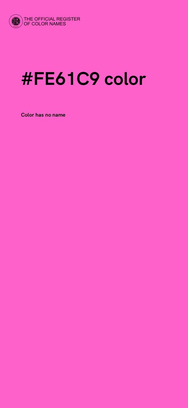 #FE61C9 color image