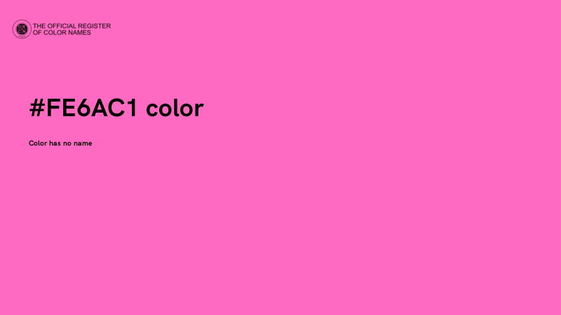 #FE6AC1 color image