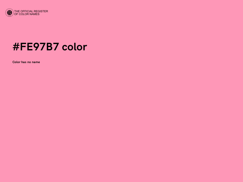 #FE97B7 color image