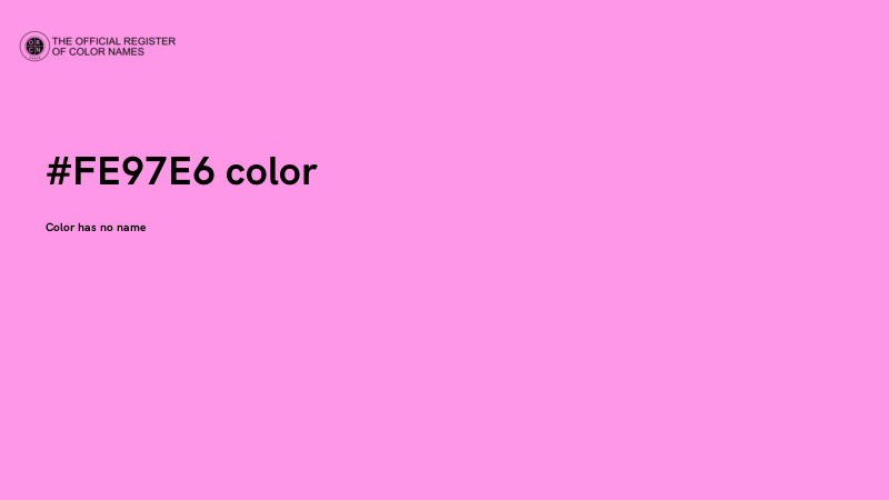 #FE97E6 color image