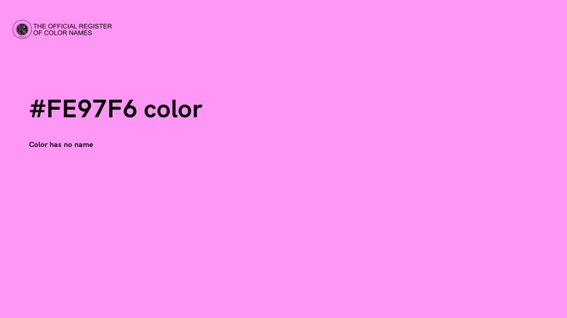#FE97F6 color image