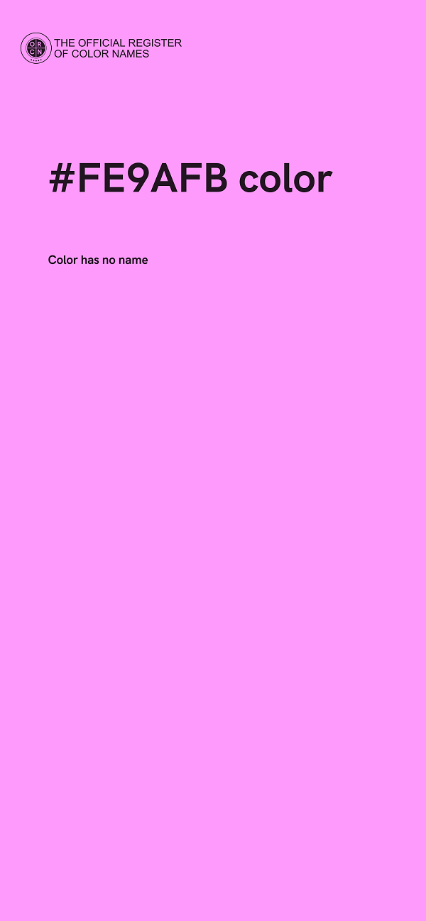 #FE9AFB color image