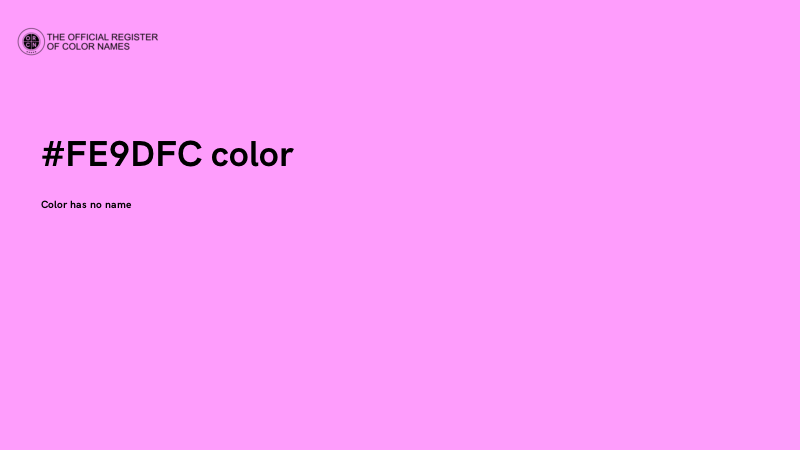 #FE9DFC color image