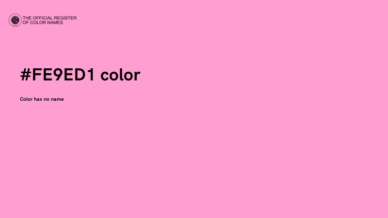 #FE9ED1 color image