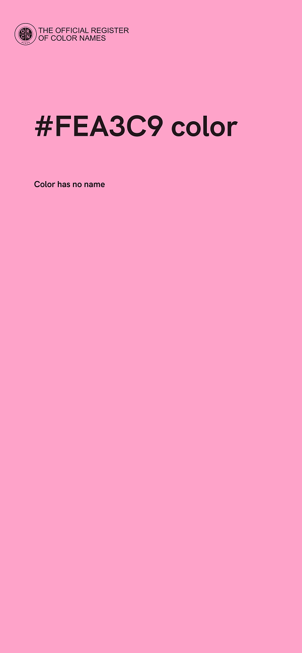#FEA3C9 color image