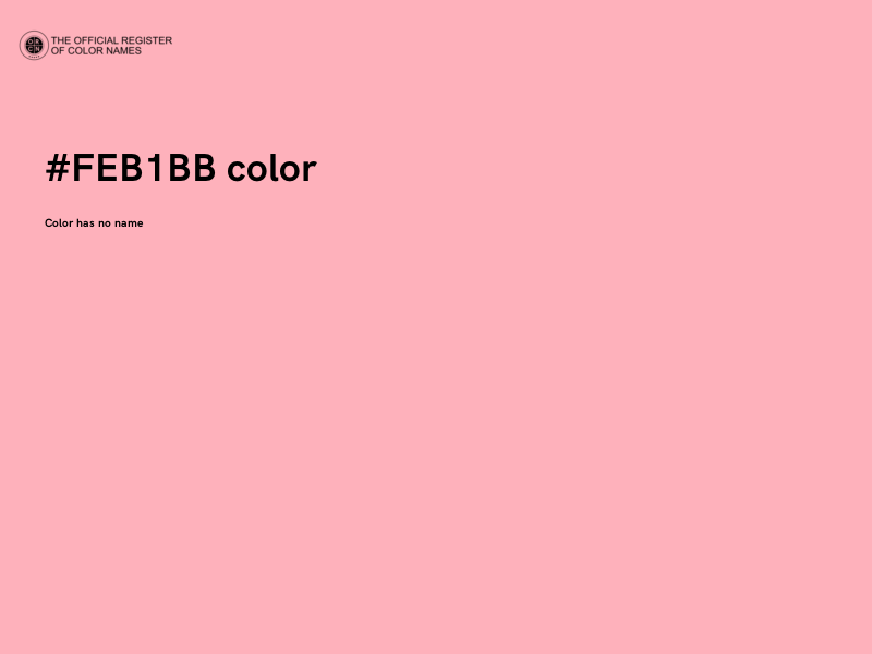 #FEB1BB color image