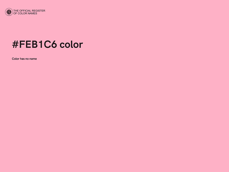 #FEB1C6 color image