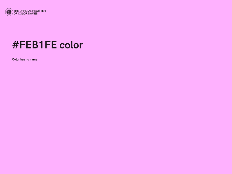 #FEB1FE color image