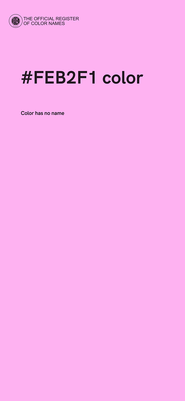 #FEB2F1 color image