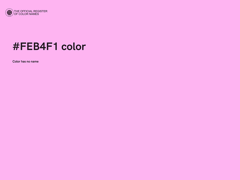 #FEB4F1 color image