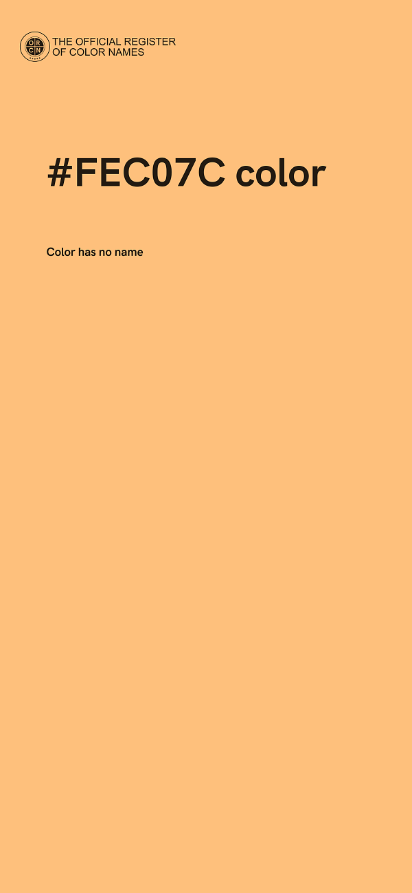 #FEC07C color image
