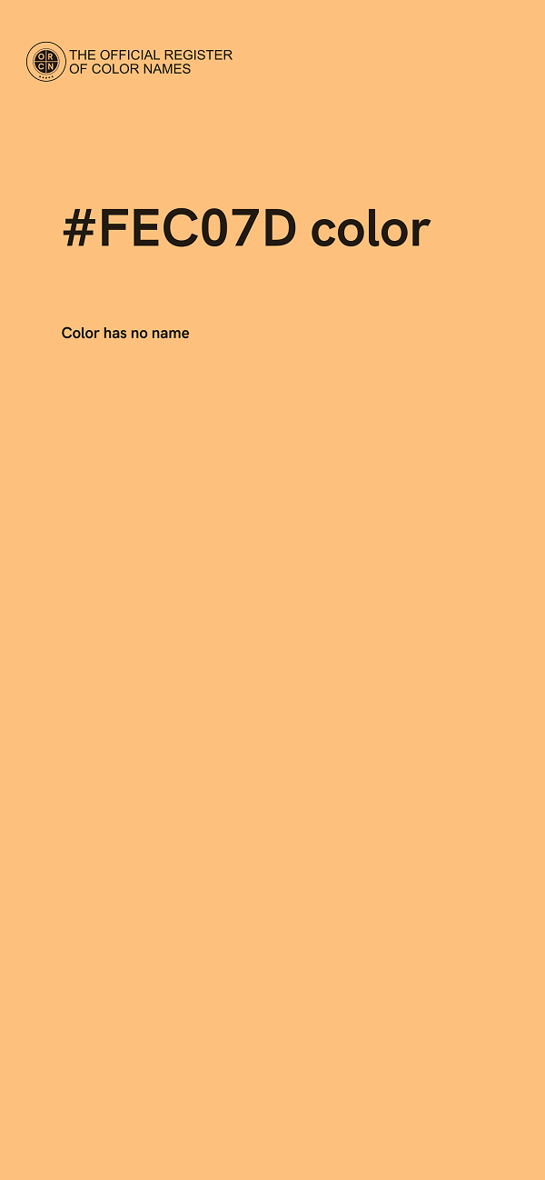 #FEC07D color image