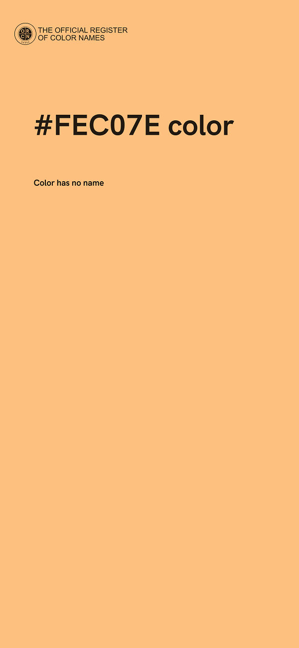 #FEC07E color image