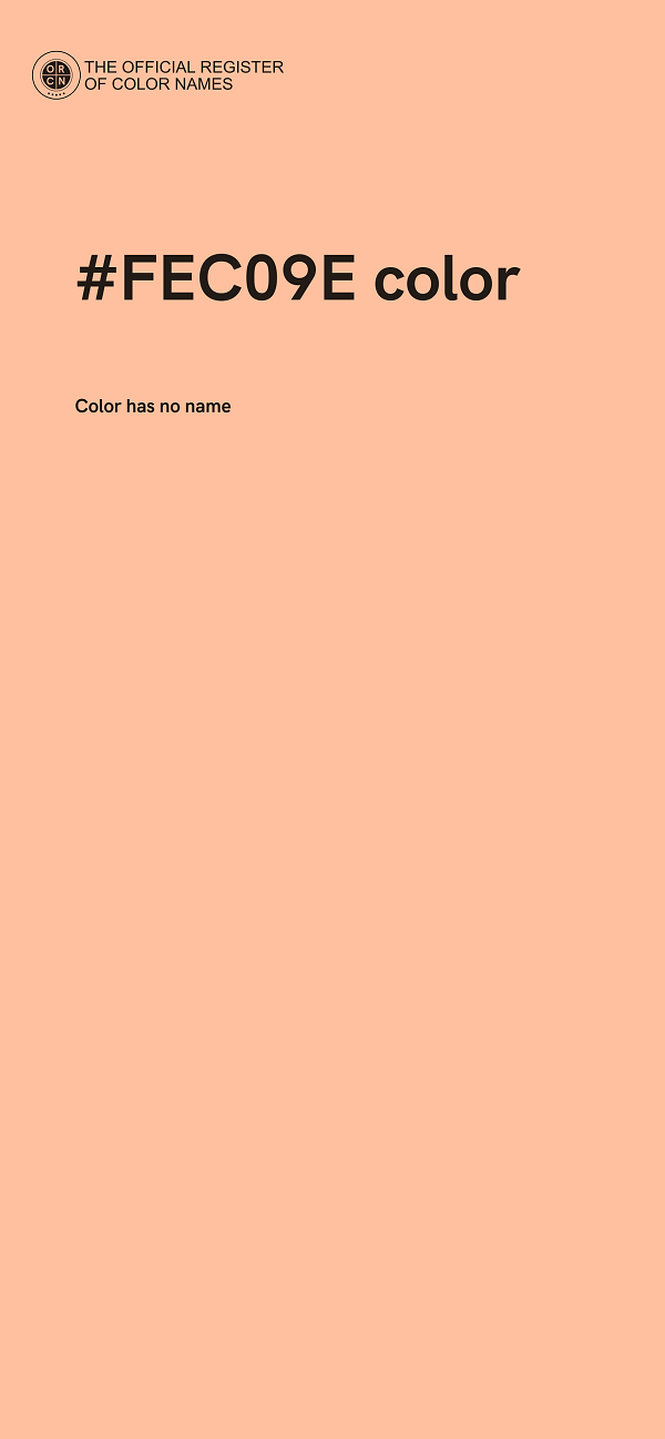 #FEC09E color image