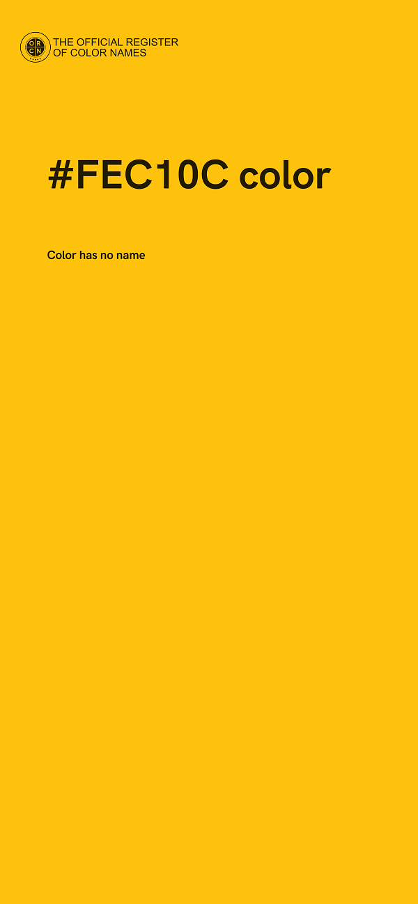 #FEC10C color image