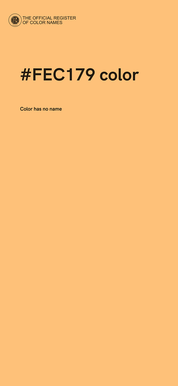 #FEC179 color image