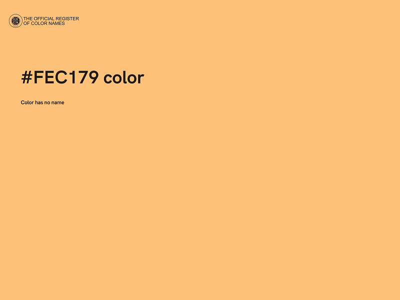 #FEC179 color image