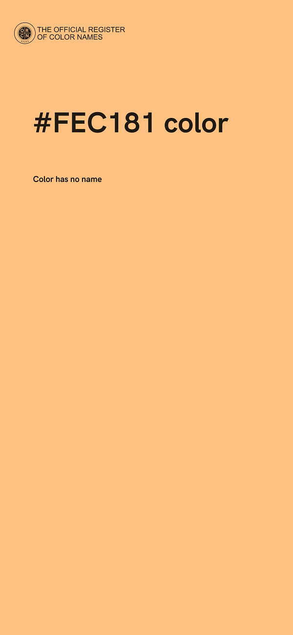 #FEC181 color image