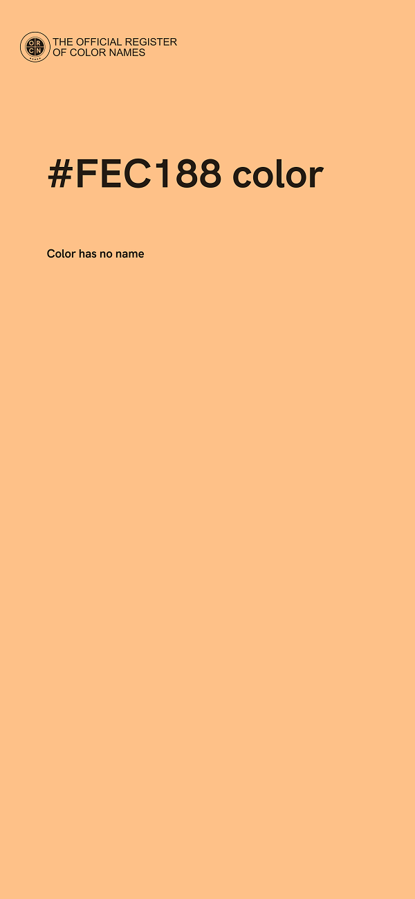 #FEC188 color image