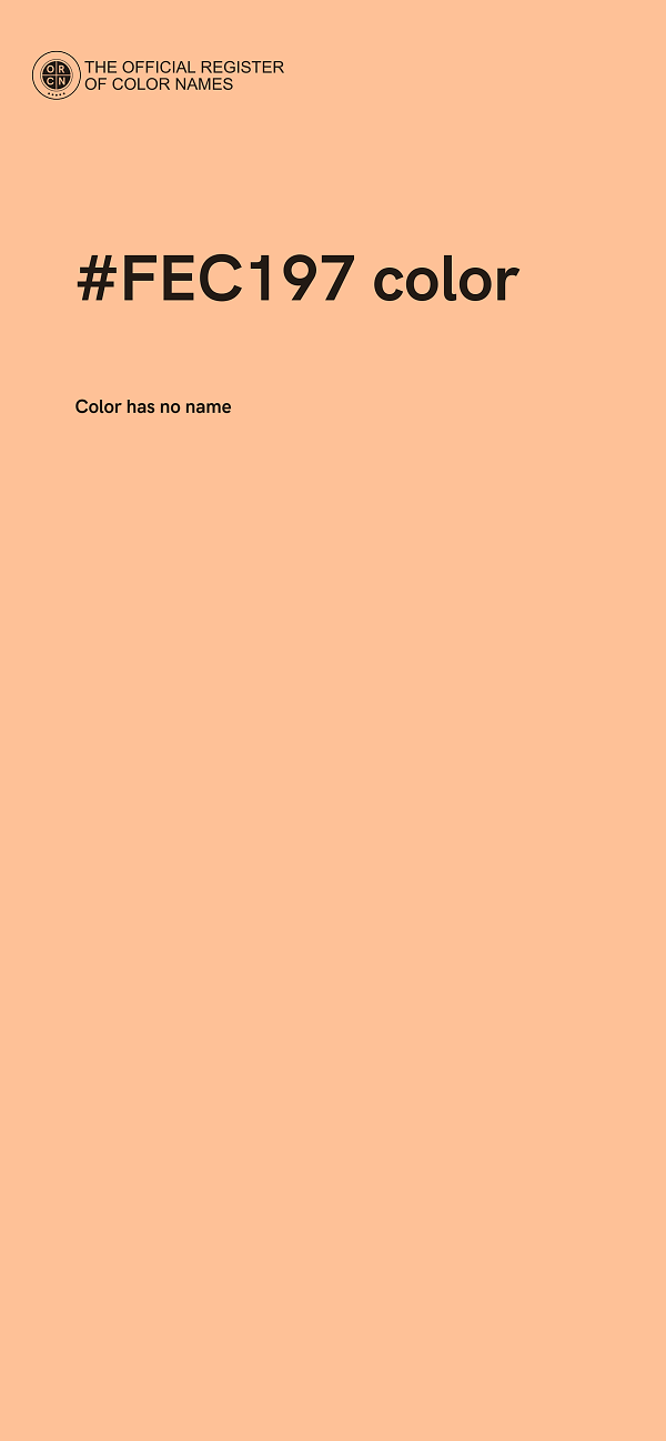 #FEC197 color image