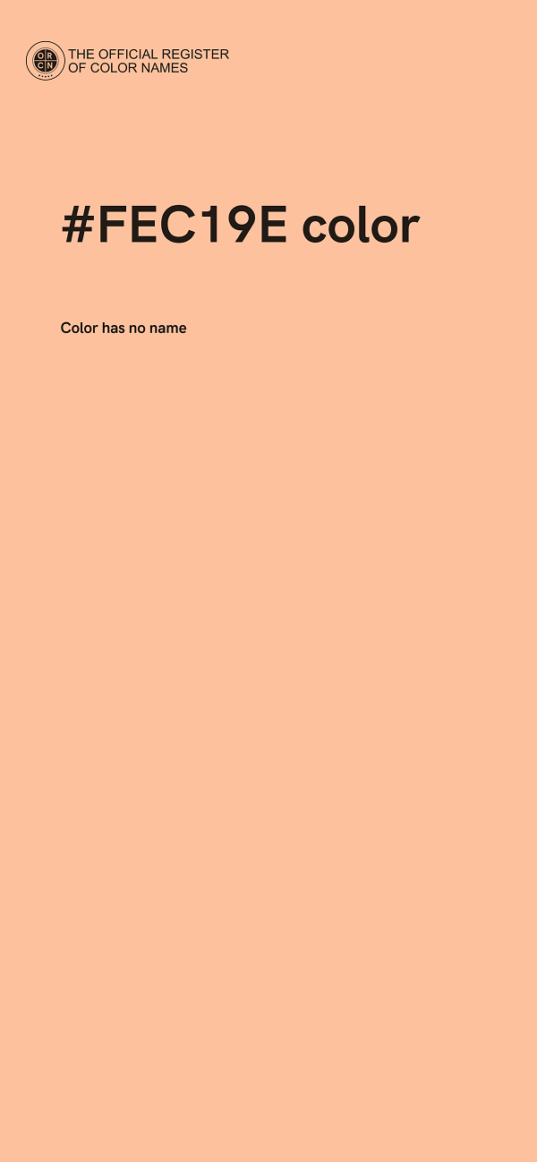 #FEC19E color image