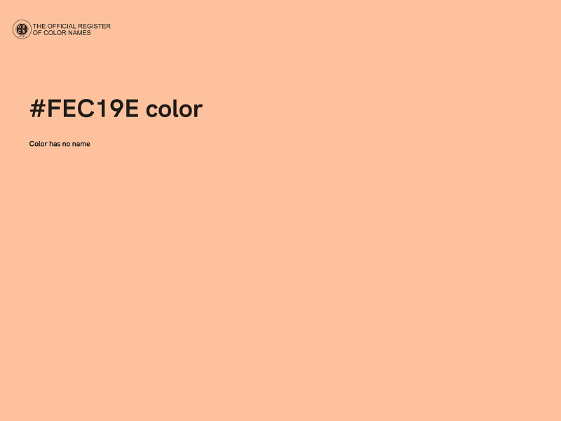 #FEC19E color image