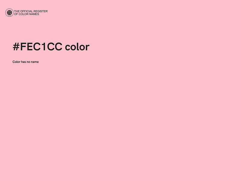 #FEC1CC color image