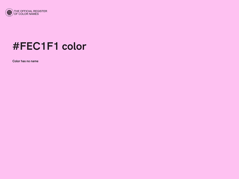 #FEC1F1 color image